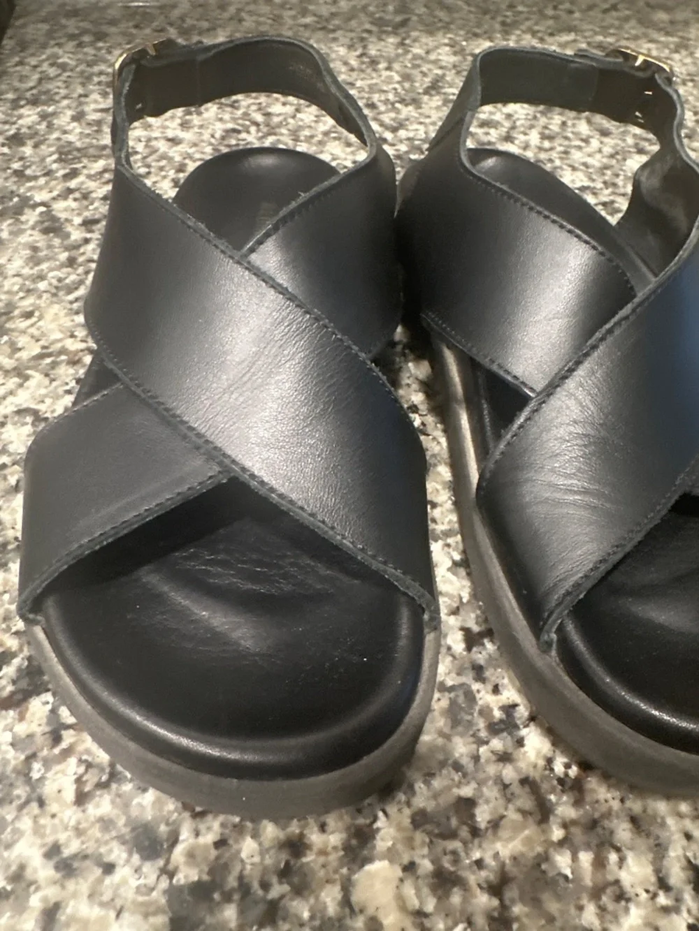 Alohas Black sandals